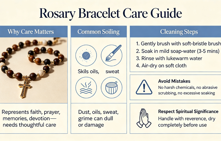 How to Clean a Rosary Bracelet Safely: A Complete Care Guide